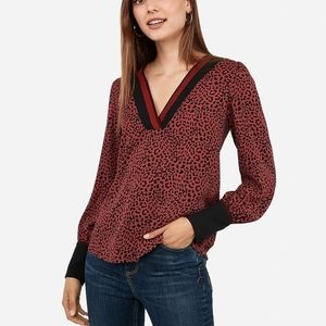 Express Leopard Blouse